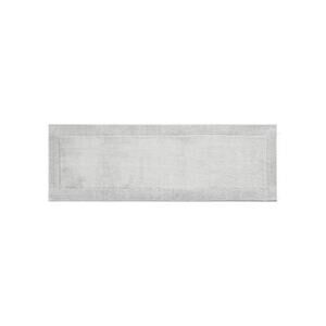 Madison Park Signature Splendor Reversible Bath Rug 100% Cotton Gray 24" x 72"